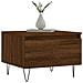 Tavolini Salotto 2pz Rovere Marrone 50x46x35 Legno Multistrato - Foto miniatura 3