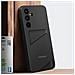 Cover Per Samsung A35 5g Portacarte Silicone Originale, Nero - Foto miniatura 5
