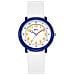 Orologio Quartz Per Bambini Impermeabile Modello Flex, Bianco / Blu - Foto miniatura 1