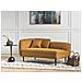 Chaise Longue Versione Sinistra Chevannes Bouclé Senape - Foto miniatura 1