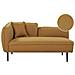 Chaise Longue Versione Sinistra Chevannes Bouclé Senape - Foto miniatura 2