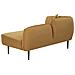Chaise Longue Versione Sinistra Chevannes Bouclé Senape - Foto miniatura 5