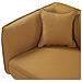 Chaise Longue Versione Sinistra Chevannes Bouclé Senape - Foto miniatura 6