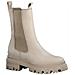 Beige Casual Closed Booties Stivaletti Pelle Scarpe Donna Beige Eu 40, 1-25498-29 309 - Foto miniatura 2