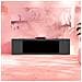 Mobile Meda 180 Antracite Mobile Per Incassare Camino Elettrico Per Inserto Elettrico Amiata Elegante Mobile Finitura Struttura E Ante In Grafite Ral 7022 Piano E Base In Tacande - Foto miniatura 1