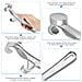 Apribottiglie Multifunzione Con Chiave Inglese, Apribottiglie Per Vernice In Lega Di Alluminio  S - Foto miniatura 5