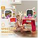Tavolo Toeletta per Bambine 3-6 Anni con Specchio in Acrilico e Rubinetto, in PP e GPPS, 55x29x71 cm, Rosa - Foto miniatura 5
