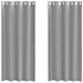 Tende In Voile Con Occhielli 2 Pz Grigio Chiaro 140x245 Cm - Foto miniatura 2