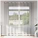Tende In Voile Con Occhielli 2 Pz Grigio Chiaro 140x245 Cm - Foto miniatura 1