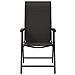 Sedie Pieghevoli Da Giardino 4 Pz Nere In Polyrattan - Foto miniatura 4