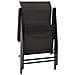 Sedie Pieghevoli Da Giardino 4 Pz Nere In Polyrattan - Foto miniatura 5
