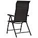 Sedie Pieghevoli Da Giardino 4 Pz Nere In Polyrattan - Foto miniatura 7