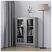 Armadietto Vetrina Grigio Cemento 82,5x30,5x115 Cm Multistrato - Foto miniatura 8