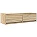 Mobile TV  in Rovere Sonoma 100x31x25,5 cm in Legno ingegnerizzato - Foto miniatura 1