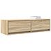 Mobile TV  in Rovere Sonoma 100x31x25,5 cm in Legno ingegnerizzato - Foto miniatura 3