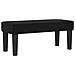 Letto a Box Spring con Materasso e Panchina Nera 90x190 cm Tessuto - Foto miniatura 7
