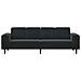 Set di divani Nero Velluto - Foto miniatura 4