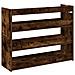 Scarpiera Rovere Fumo 80x25x62 cm in Legno Multistrato - Foto miniatura 6