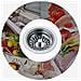 Filtro Scolapiatti In Acciaio Inox 304 - Confezione Da 2, Scolapiatti Per Lavello Cucina - Foto miniatura 4