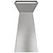Vaso a Pilastro 2 pcs Argento 35 x 35 x 73 cm Acciaio - Foto miniatura 6