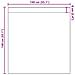 Tende in Voile con Tasche per Aste 2 pz Nero - Foto miniatura 9