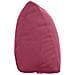Cuscino per Schiena Rosso Vino 60 x 20 x 50 cm Tessuto in Cords - Foto miniatura 7