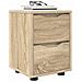Comodini con cassetto 2 pcs Rovere Sonoma 30,5 x 30 x 43 cm - Foto miniatura 3