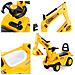 Cavalcabile spingi-camminatore Escavatore Potty 3in1 grande auto per bambini - Foto miniatura 4