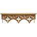 Scaffale In Legno Marrone 60x18x17h Cm - Foto miniatura 3