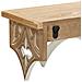 Scaffale In Legno Marrone 60x18x17h Cm - Foto miniatura 6