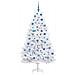 Albero di Natale Artificiale con Rami Pieghevoli Bianco 180 cm - Foto miniatura 3