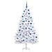 Albero di Natale Artificiale con Rami Pieghevoli Bianco 180 cm - Foto miniatura 4