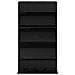 Scaffale per riviste Rovere Nero 70 x 41 x 126 cm - Foto miniatura 5