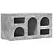 Mobile TV Grigio cemento 80 x 35 x 40 cm Legno multistrato - Foto miniatura 1