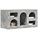 Mobile TV Grigio cemento 80 x 35 x 40 cm Legno multistrato - Foto miniatura 3