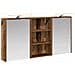 Set di Armadi da Bagno con lo scaffale 3 pcs 126 x 16 x 62.5 cm - Foto miniatura 1