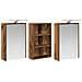 Set di Armadi da Bagno con lo scaffale 3 pcs 126 x 16 x 62.5 cm - Foto miniatura 5