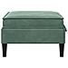 Pouf con Storage Verde Mare Velluto - Foto miniatura 5