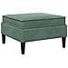 Pouf con Storage Verde Mare Velluto - Foto miniatura 6