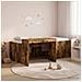 Letto alto per bambini con scrivania Rovere Fumo 80 x 200 cm - Foto miniatura 2