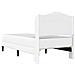 Struttura del letto con testiera Bianco 100 x 200 cm Similpelle - Foto miniatura 8