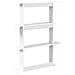 Scaffale da parete A parete Bianco 100 x 20 x 126 cm - Foto miniatura 5