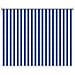 Tenda a Rullo Esterno Blocco UV 90% Strisce Blu e Bianche HDPE - Foto miniatura 1