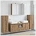 Set di mobili per il bagno 6 pcs Rovere Artigianale - Foto miniatura 4