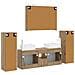 Set di mobili per il bagno 6 pcs Rovere Artigianale - Foto miniatura 9