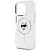 Karl Lagerfeld Iml Metal Choupette Head Magsafe Case Per Iphone 15 Pro Max - Bianco - Foto miniatura 1