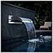 Cascata da Piscina con Luce LED Acciaio Inox 304 30 x 9 x 26 cm - Foto miniatura 3
