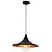 I-BROADWAY-S1 - Pendente rustico nero e ramato 60 watt E27 - Foto miniatura 1