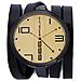 666Barcelona Orologio Analogico Quarzo Unisex Adulto con Cinturino in Pelle 666-175 - Foto miniatura 4