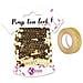 6 Nastri Glitter 6 M Oro + Washi Tape Dorato 5 M - Foto miniatura 2